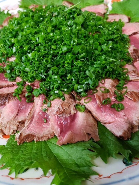 鹿肉のロースト